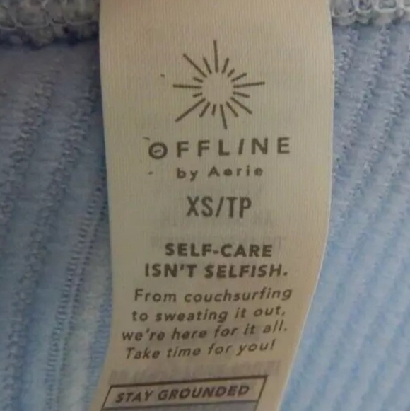 Offline Aerie Ribbed Seamless Crop Tee - Picture 2 of 3